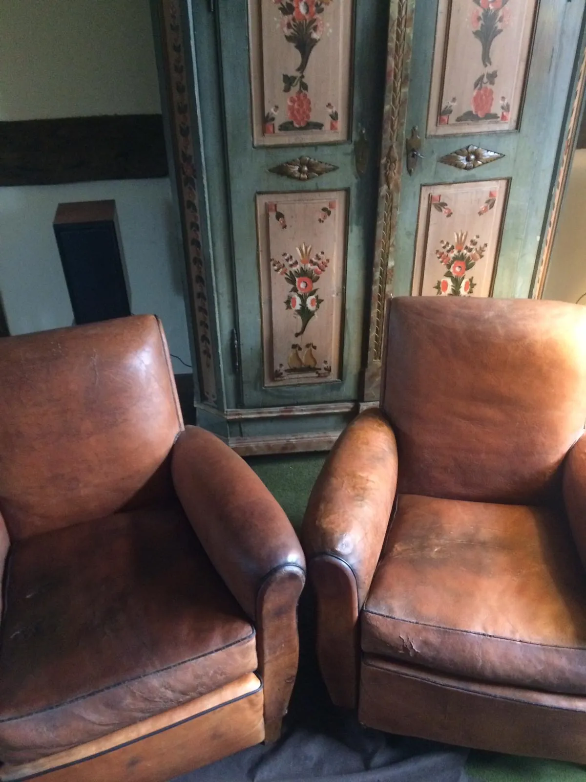 Restored French armchair detail — final result